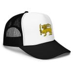 foam trucker hat black white black one size right front 662a61b0c3a8d