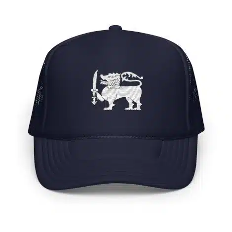 Sri Lankan Flag Lion Foam Trucker Hat