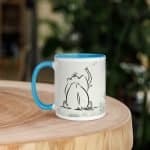 white ceramic mug with color inside blue 11 oz left 6627c9ed53dc8