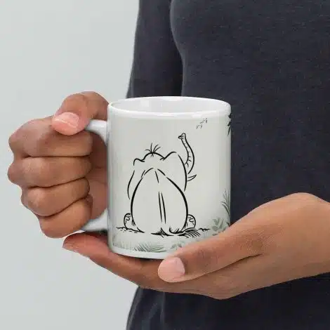 Seated Elephant Mug