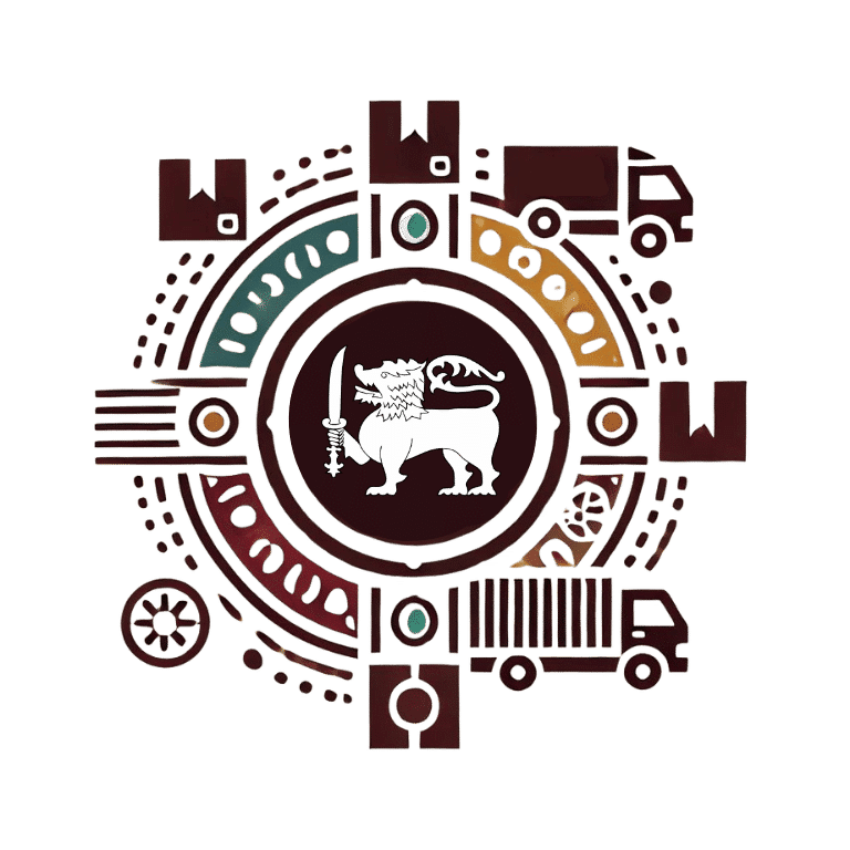 a logo with a lion and a sword