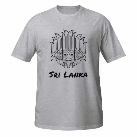 Unique Sri Lankan Yaka T-Shirt in grey