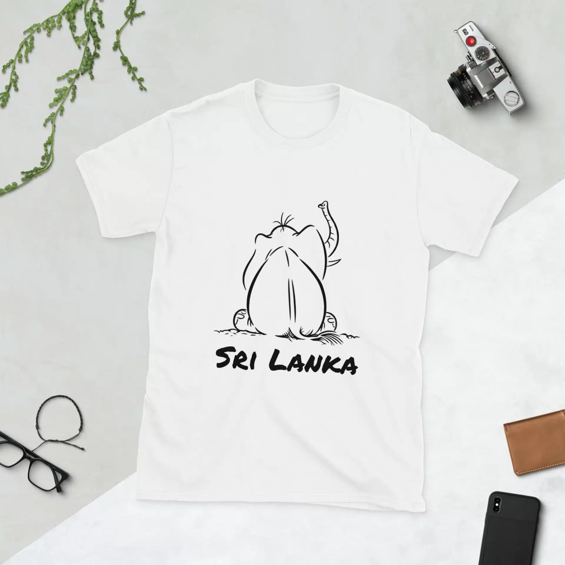 Buy Seated Elephant T-Shirt online - Wildlife lovers edition