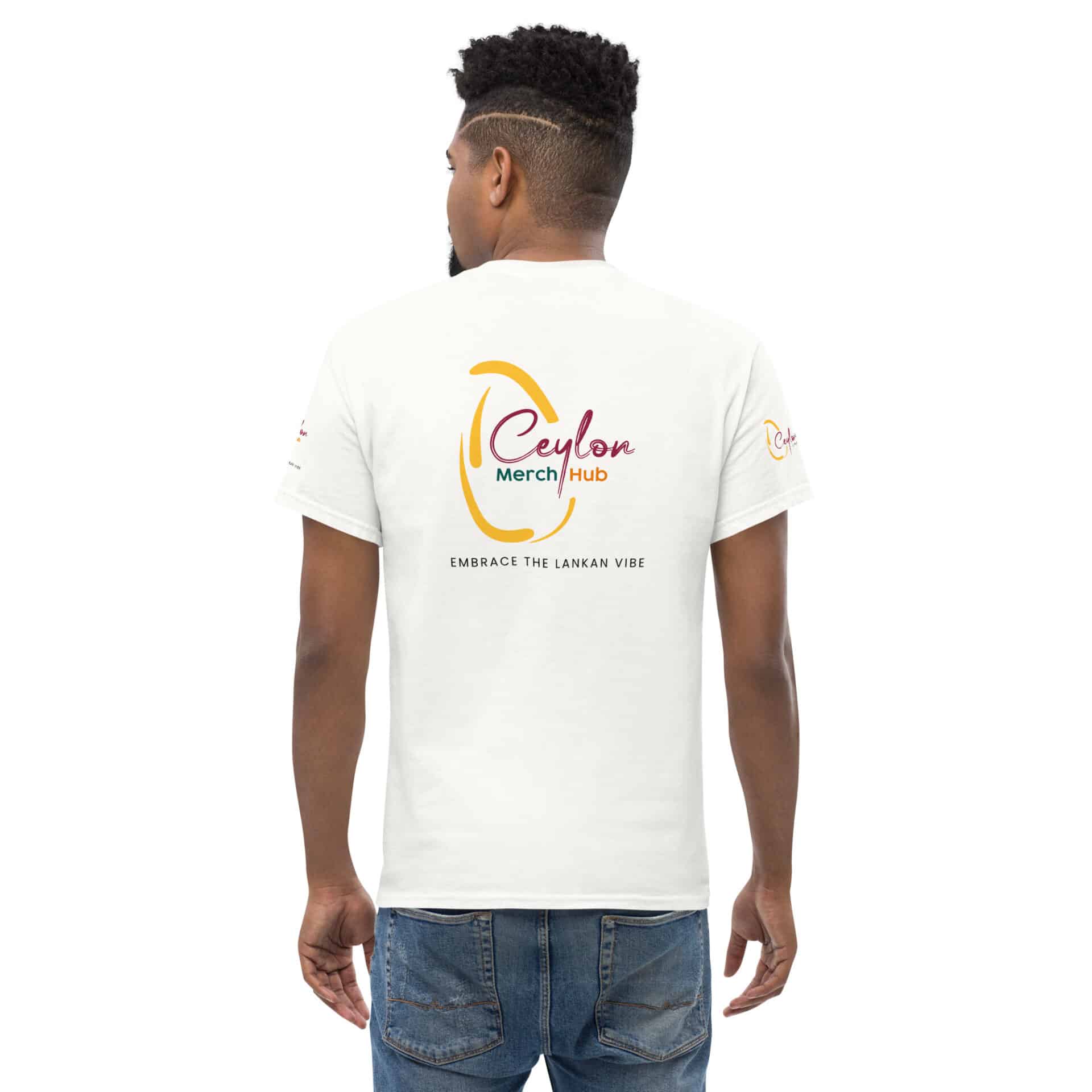 Custom Sri Lankan Merch 2 unisex classic tee white back 682c6cf6831bc Custom Sri Lankan Merch,custom sri lanka,custom merch designs,sri lankan gift ideas