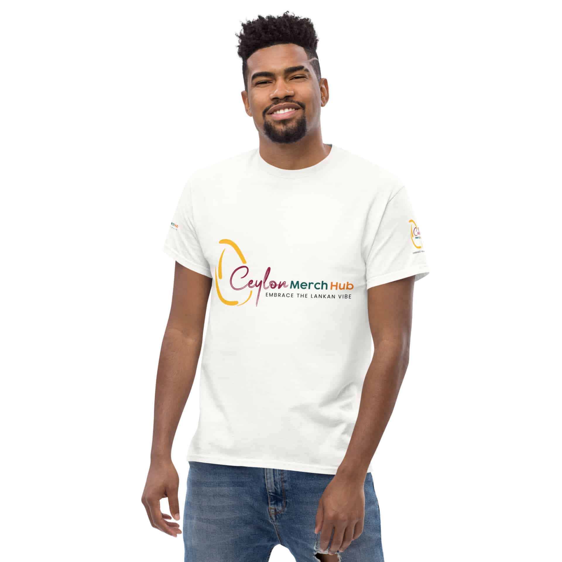 Custom Sri Lankan Merch 3 unisex classic tee white front 2 682c6cf67e9be Custom Sri Lankan Merch,custom sri lanka,custom merch designs,sri lankan gift ideas