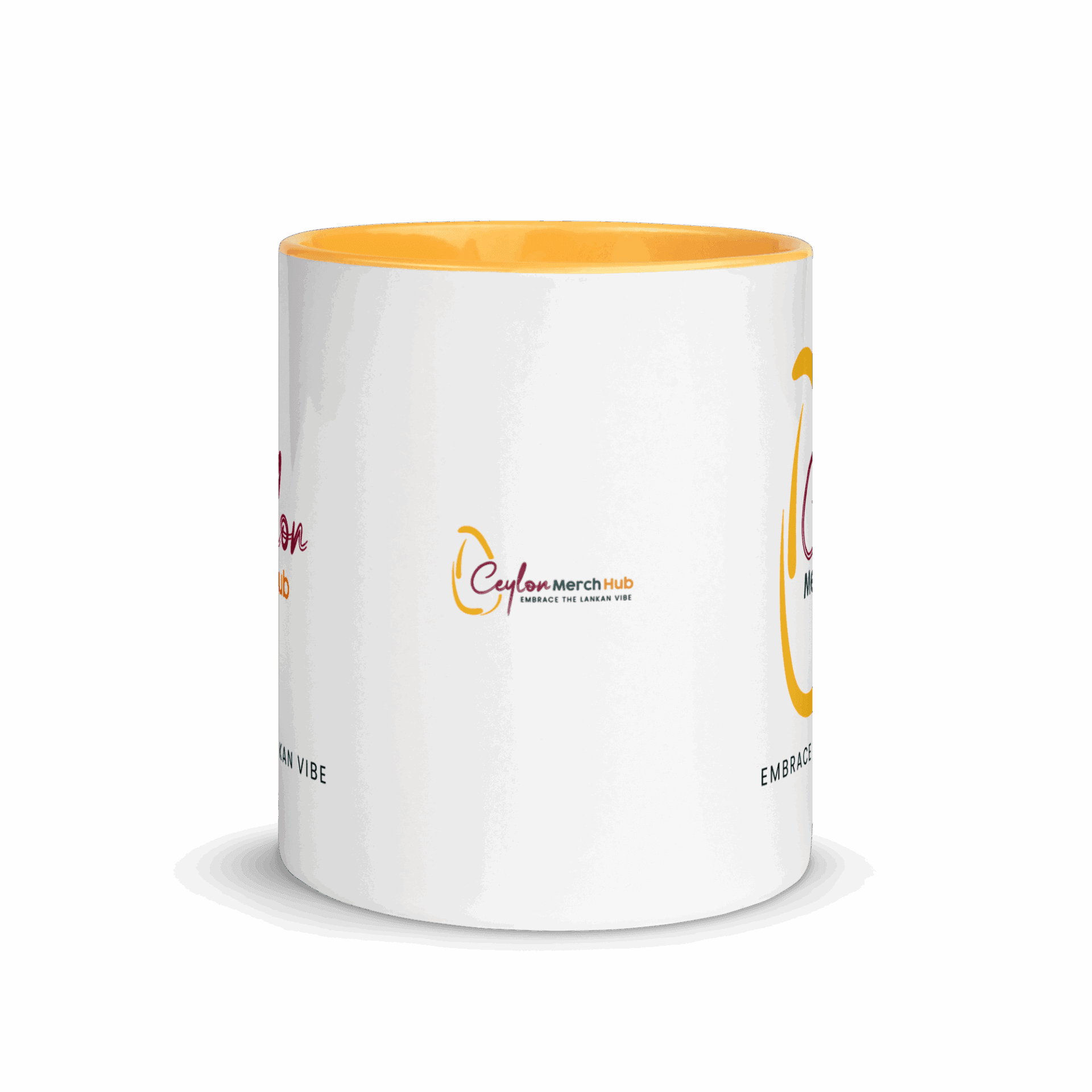 Custom Sri Lankan Merch 11 white ceramic mug with color inside golden yellow 11 oz front 682c7575e1d4b Custom Sri Lankan Merch,custom sri lanka,custom merch designs,sri lankan gift ideas