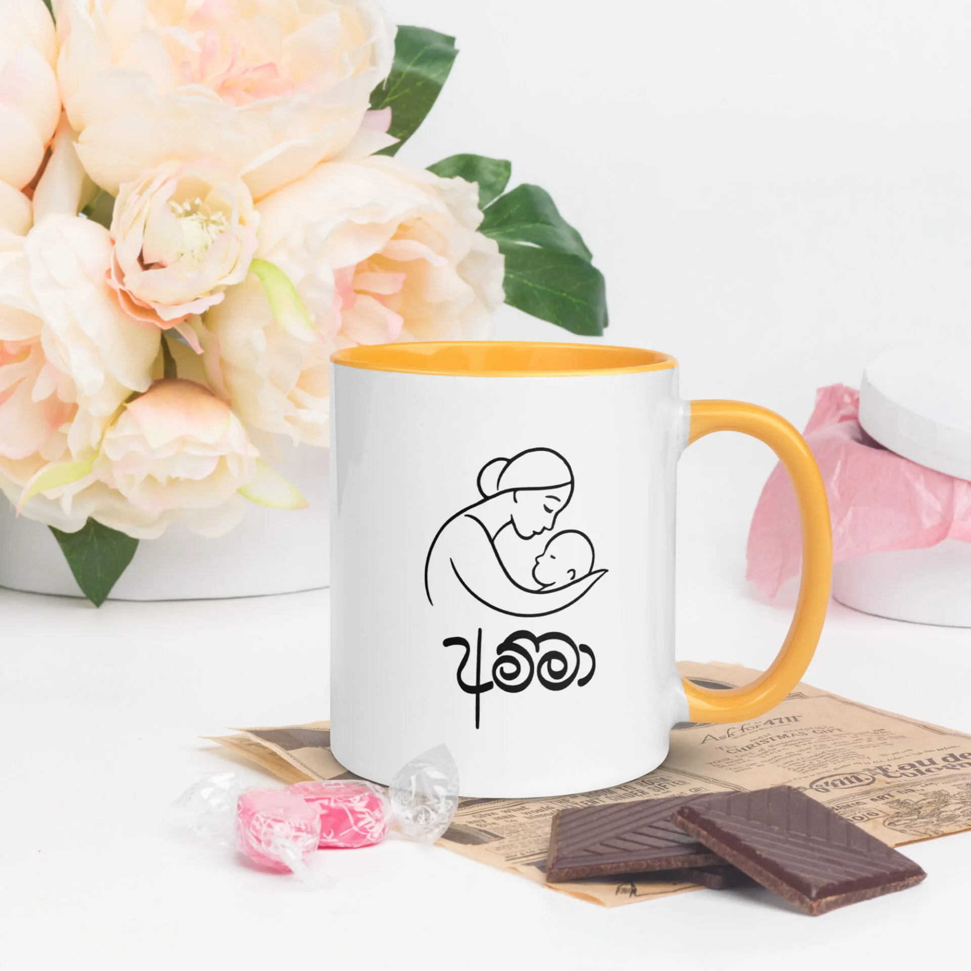 Heritage Family Coffee Cup – Cradled by Amma Mug in Sri Lankan Mugs