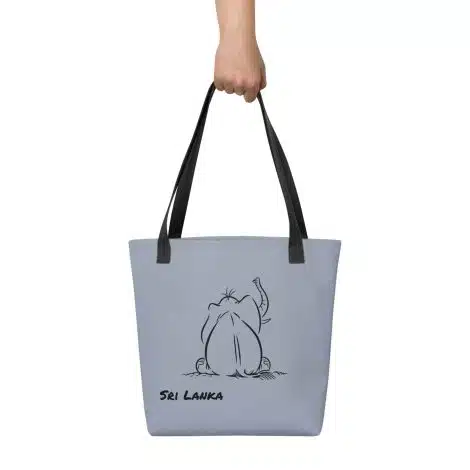 Seated Elephant Tote Bag – Sri Lankan Merch