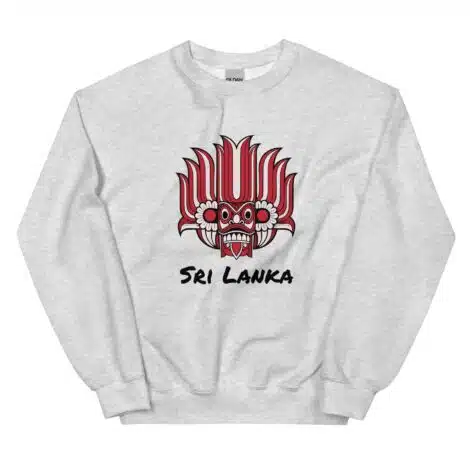 Daylight-coloured Sri Lankan Yaka Sweatshirt with durable stitching, ideal for everyday Sri Lankan Sweatshirts wear